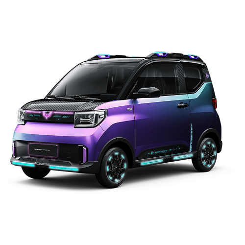 سيارة كهربائية صغيرة MAX SPEED 100km/H 4 Wheel Careal Car Care Electric Miniev Gameboy Wuling 30kW